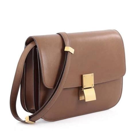 celine box bag leather|bag Celine original.